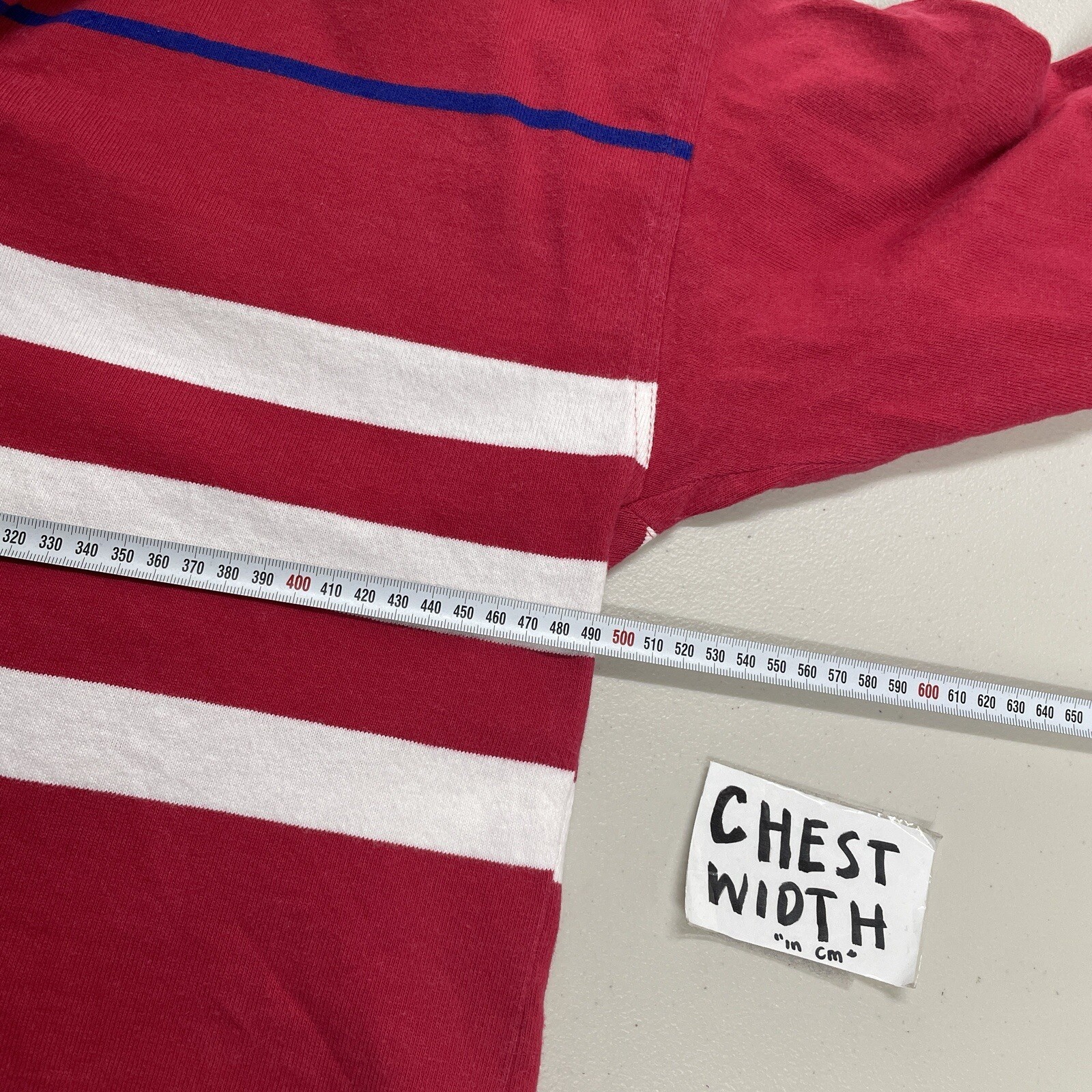 GANT Rugger Mens Rugby Polo Shirt Long Sleeve Size Medium Made in USA image 8