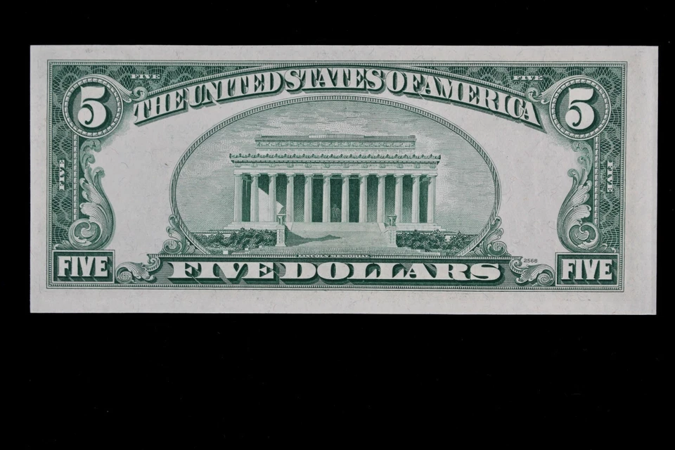 $5 1950E CU Star Federal Reserve Note B28407997* series E, five dollar, New York - Image 3 of 4