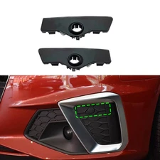 Pair Front Bumper Grille Radar Bracket Holder For Audi A4 S-Line S4 B9 2020-2024