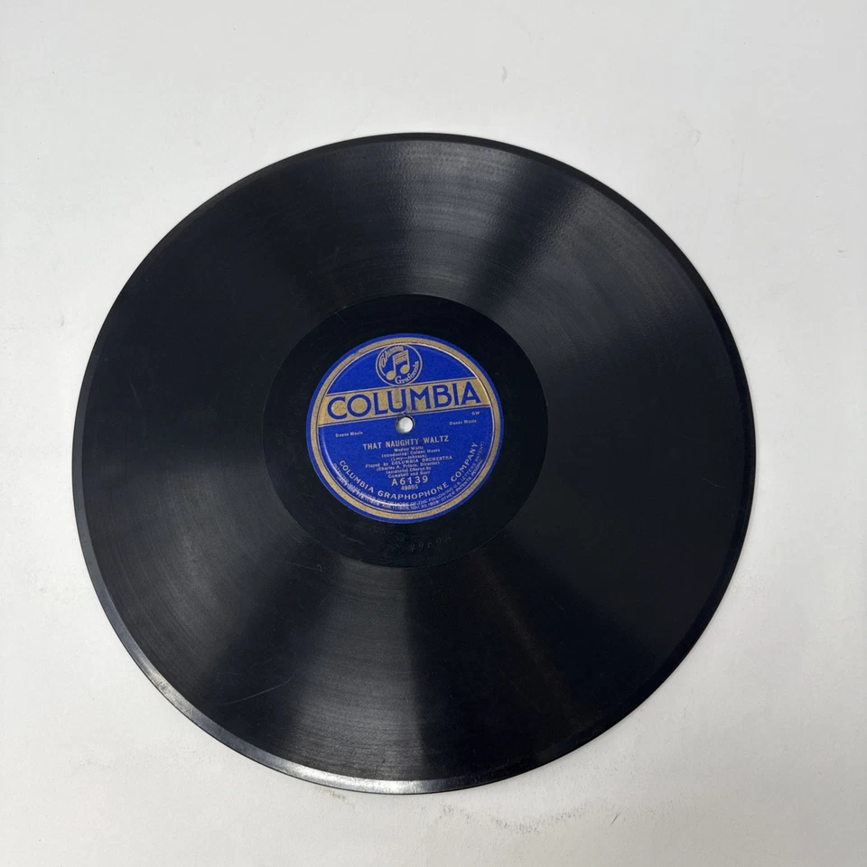 Columbia Orchestra My Isle Of Golden Dreams/That Naughty Waltz 78 RPM 6139 Foto 3 de 4