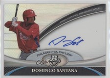 2011 Bowman Platinum Prospect Auto Domingo Santana #BPA-DS Auto 8k4