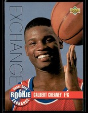 1993-94 Upper Deck #RE6 Calbert Cheaney Rookie Exchange Silver Card 3901J. rookie card picture