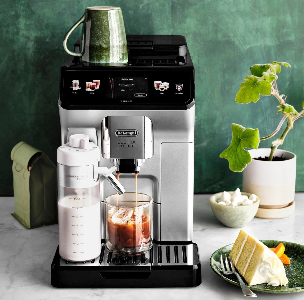 Luxury Fully Automatic Espresso Machine Featuring Cold Brew Capability