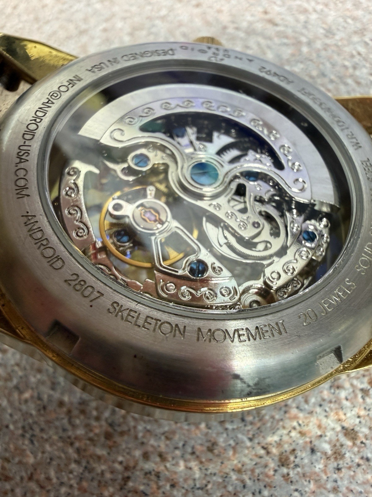 Android AD492 Skeleton Automatic  Movement Watch - image 9