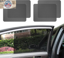 4 PCS Car Side Window Sunshade, 16.5" 15" Static Cling Auto Sunshade Film Blocks