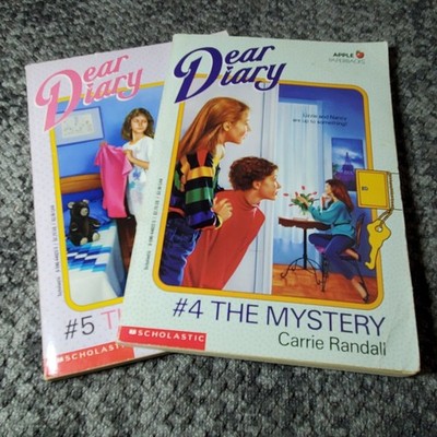 Dear Diary #4 The Mystery & #5 The Roommate Carrie Randall 1991 Scholastic YA