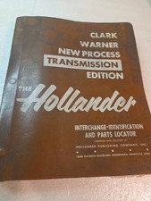 1972 1982 Hollander Clark Warner New Process Transmission Interchange Manual