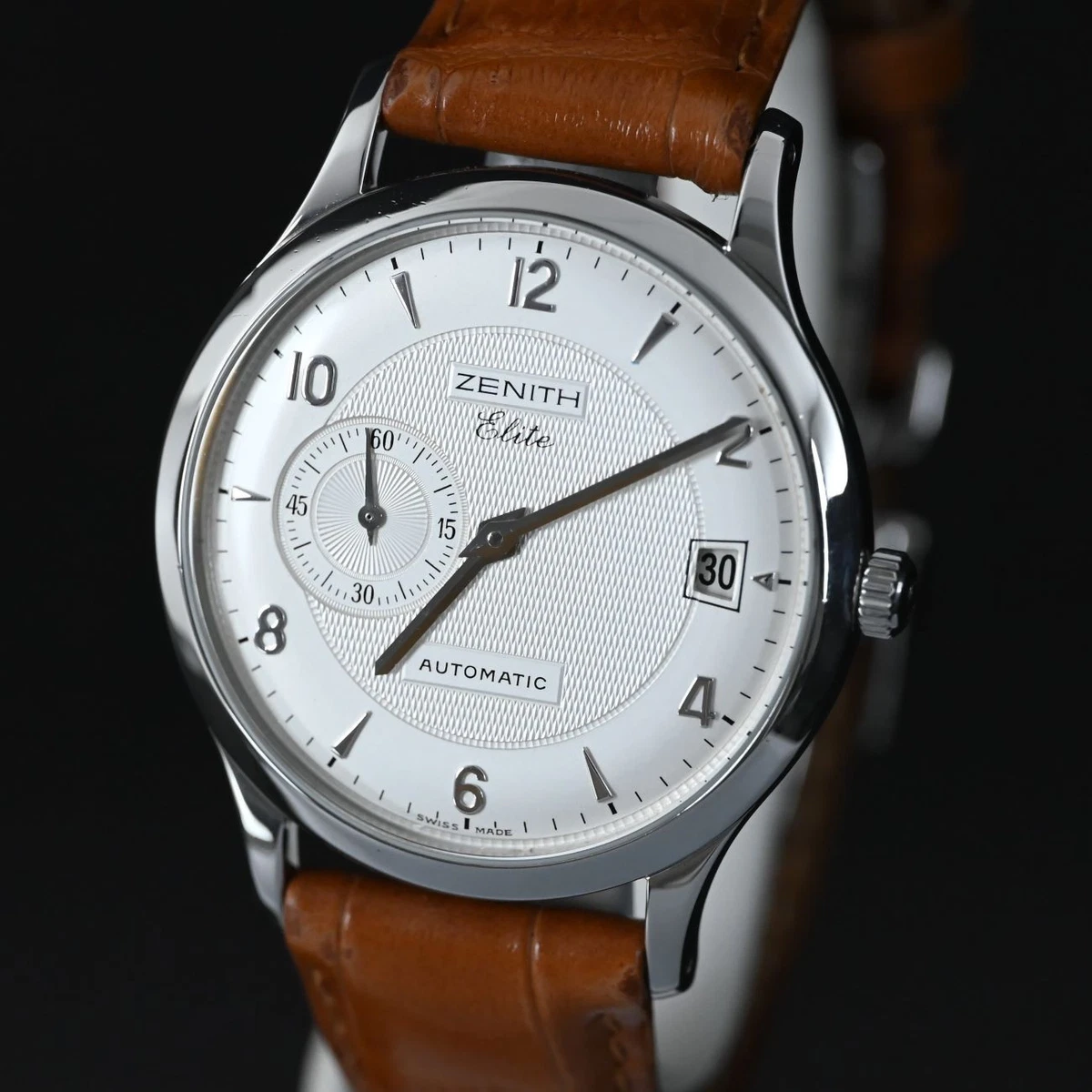 ZENITH CLASS ELITE 01/02.1125.680 AUTOMATIC WATCH 37 MM (V.GOOD & 100% ORIGINAL)