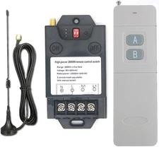 2000 Meters Long Distance Wireless Remote Control Switch High Power Water Pump M