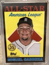 Topps 2023 Series 2 Miguel Cabrera 1988 All-Star Relic #88ASR-MC Tigers /150