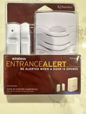 IQ America Wireless Entrance Alert Indoor Wall Plug WD-1140-ACEPI 120V