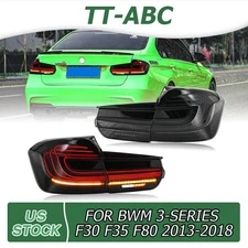 TT-ABC LED Tail Lights For 2013-2018 BMW 3-Series F30 F35 F80 Sedan Taillamps 2*