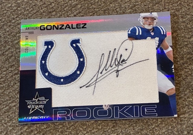 2007 Rookies & Stars Anthony Gonzalez #234 Logo/Auto RC SSP #d 1/10 RARE Colts