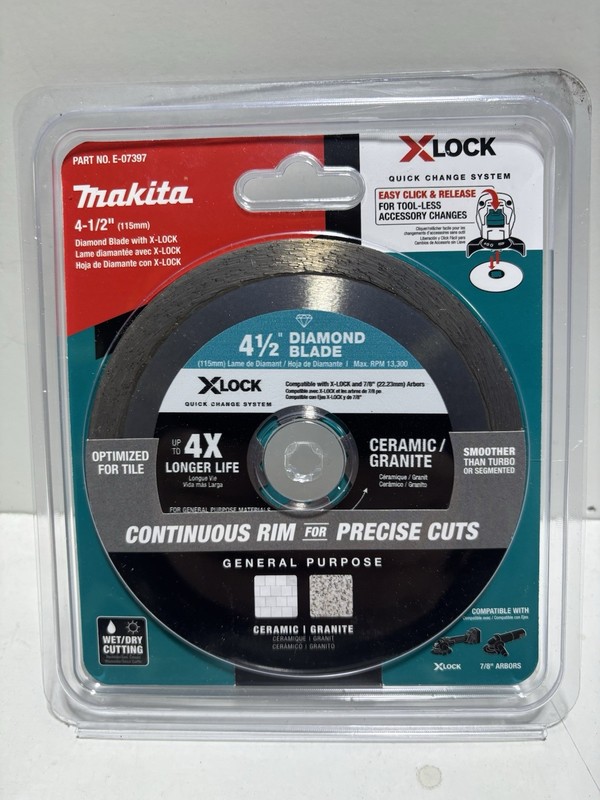 Makita - X-lock 4-1/2” Diamond Blade