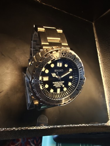 Seiko Mod tuna 47 mm nh35 seiko new free silicon seiko strap - Imagen 6 de 8