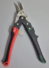 Milwaukee Offset Aviation Tin Snips 10" Long with 2" Blade