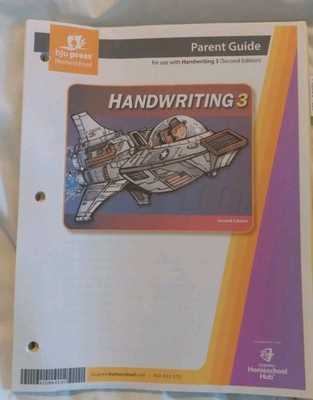 BJU Press Handwriting 3 Parent Guide 2nd Edition 433284 Bob Jones Second Edition