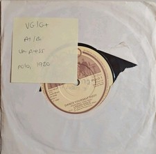 Liquid Gold Dance Yourself Crazy Vinyl Record 7" VG/G+ POLO1 1980