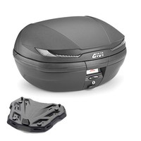 Givi V45NT Bauletto 45LT Schwarz Mit Yamaha FJR 1300 Piastra 2006-2008