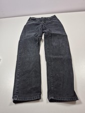 Vintage Versace Jeans Couture Jeans Mens 30x32 Black Gray Medusa Denim Pants