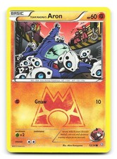 Team Magma's Aron 12/34 Double Crisis Pokemon Card NM