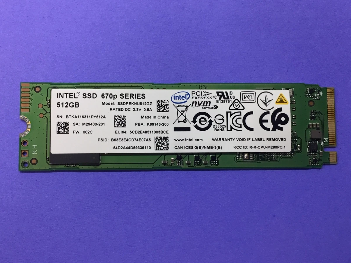 Intel M.2 Interface 512 GB Solid State Drives for sale | eBay