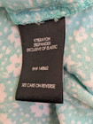 2 Torrid Teal Ditsy Smock Back Tank Top Pockets Romper Wide Leg Shorts 18 20 — photo 4
