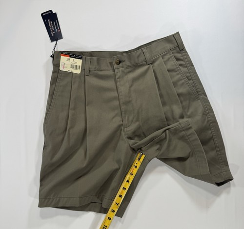 roundtree yorke New NWT Men’s Khaki shorts Size 33 - Picture 3 of 11