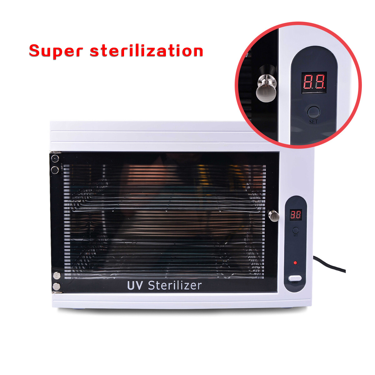图片 21 - 9L Sterilizer Ozone LED Timer UV Lamp Cabinet Autoclave for Tattoo Salon Nail US