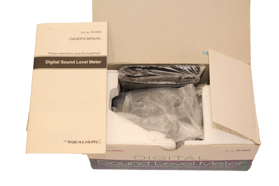 RARE NIB Realistic Radio Shack 33-2050 Digital Sound Level Meter New - Image 4 of 4