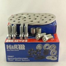H&R Spurverbreiterung 10/10mm silber für Opel Kadett Meriva Tigra Vectra