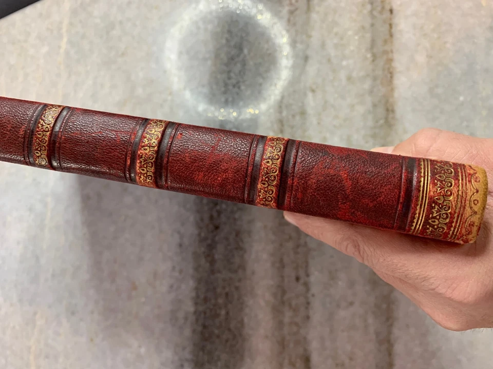 RARE: Antique Victorian Ornate Leather Gilt Gilded Book "Sixty Years a Queen" ! - Image 3 of 4