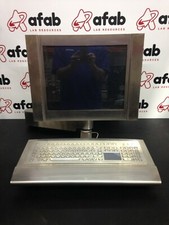 Cleanroom Stainless Steel Monitor and Keyboar...