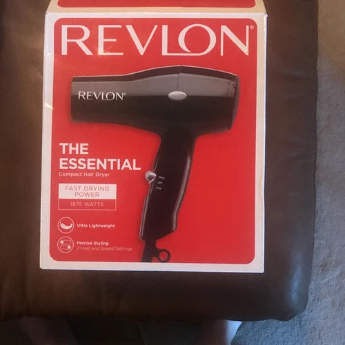 Revlon The Essential Fast Drying Compact Hair Dryer 1875 Watts Ultra Lightweight