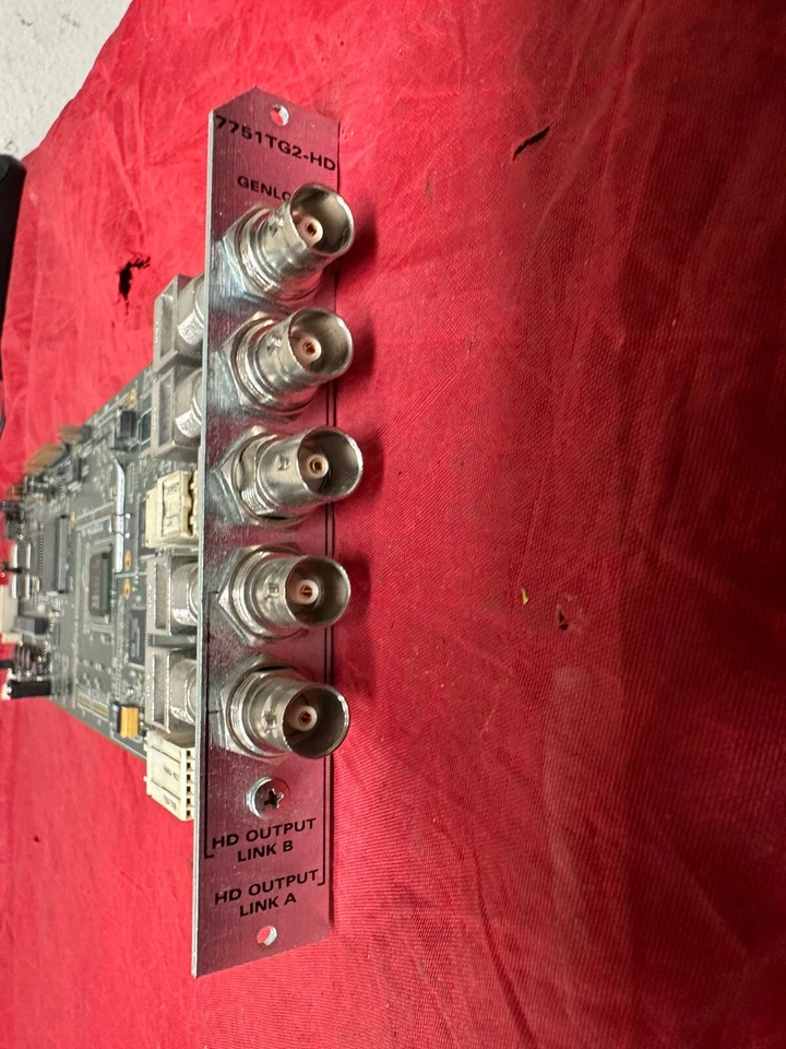 Evertz 7751TG2-HD Dual HD-SDI Test Signal Generator with Embedded Audio +3RU BP - Image 2 of 4