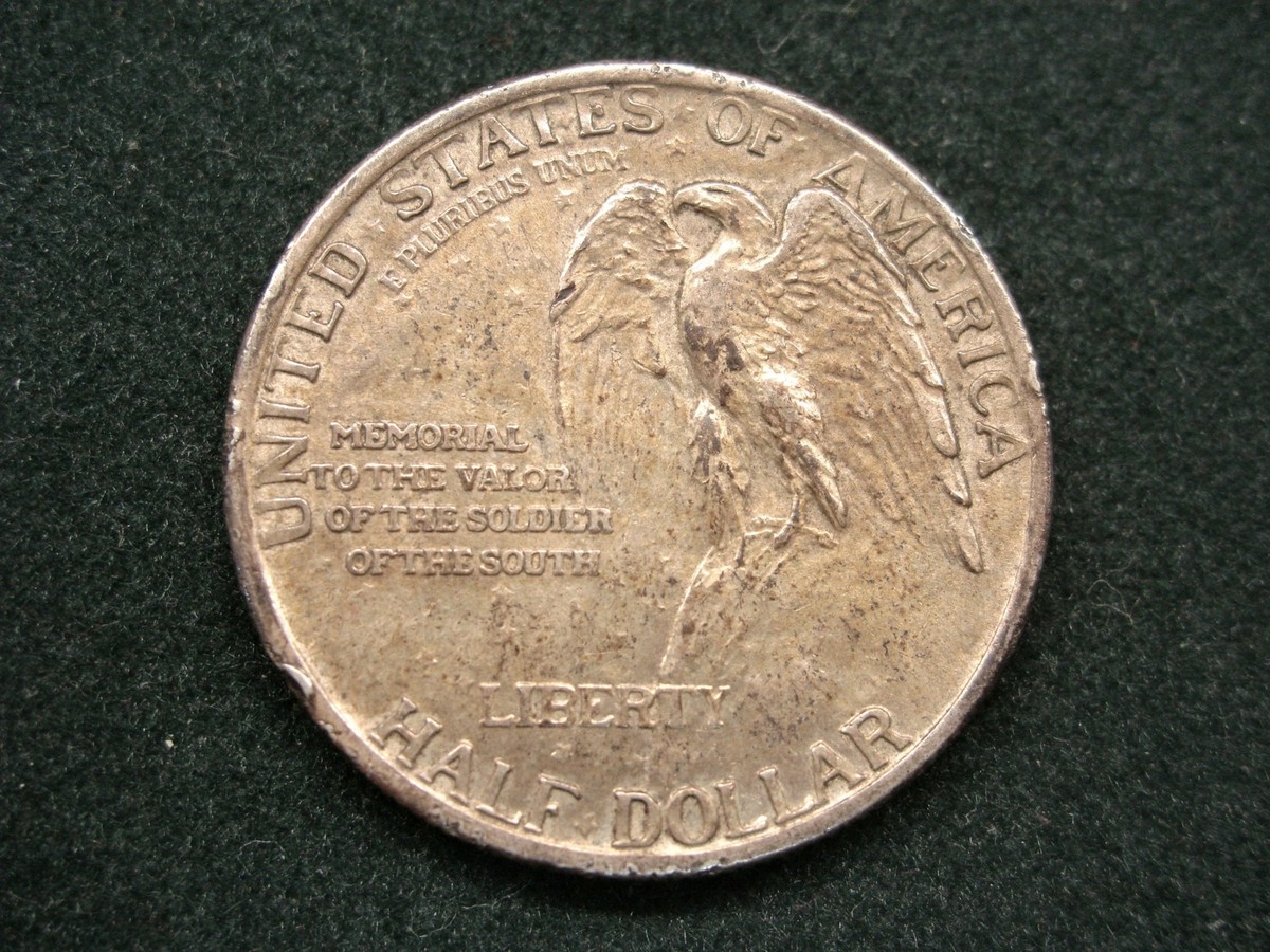 【銀貨】USA 1925 ストーン マウンテン ハーフダラー 本物 希少 302 銀貨】USA 1925 ストーン マウンテン ハーフダラー 本物 希少