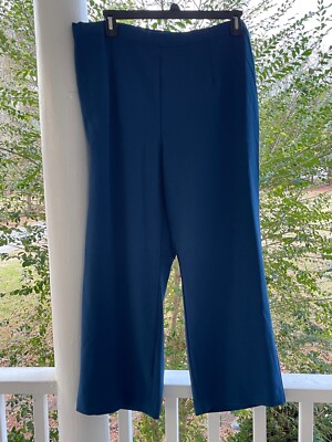 Alfred Dunner pants 24W marine Blue excellent condition