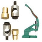Hohl Loch Stanzgerät Schneider Schablonen DIY für Leder Handarbeiten Leinen 2mm