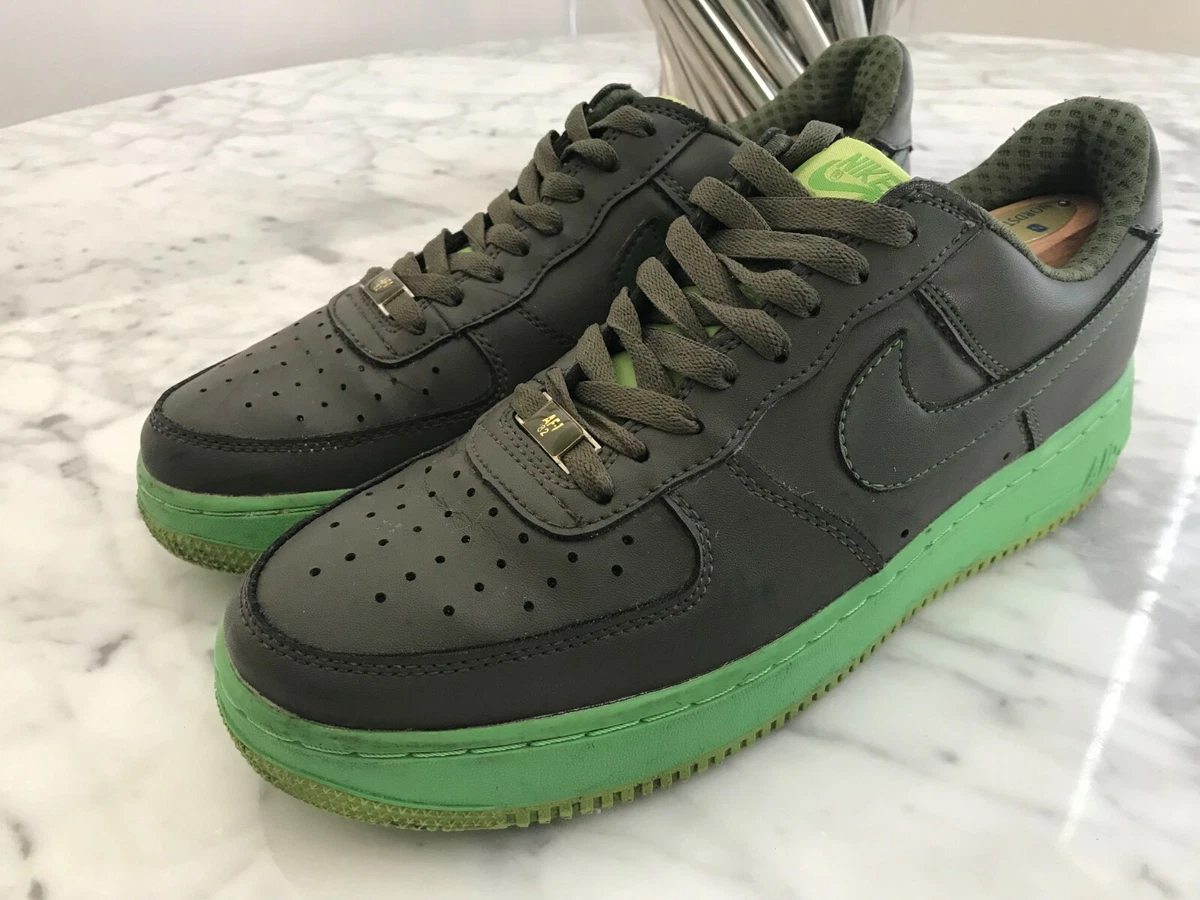 Nike Air Force 1 AF1 '82 Rare Army Green Mens US 9 / EU 42.5