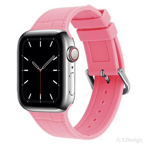 Correa de correa deportiva suave de silicona para Apple Watch Series 7 6 5 4 3 2 1 - Imagen 19 de 39