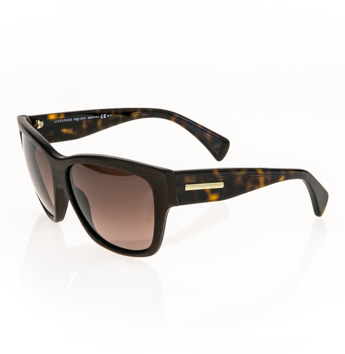 ALEXANDER MCQUEEN Leather Frame Sunglasses
AMQ 4189/S in BROWN (never worn) New ALEXANDER McQUEEN Leather Frame Sunglasses AMQ 4189/S  main image 4