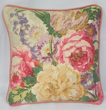 NEW Accent Pillow made w Ralph Lauren Surrey Garden Floral 100 Cotton Fabric