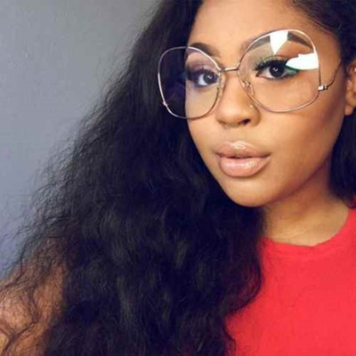 large frame glasses in style