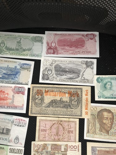 EP10: Foreign Currency Lot / Int’l Vintage Currency Notes GreatCondition WOW! - Picture 9 of 22