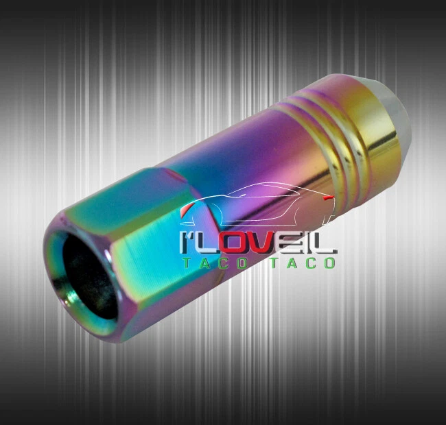 M12X1.5mm Godsnow Open End Extended Lug Nuts Wheel Anodized Multi Colored Foto 3 de 3