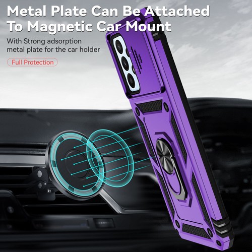 Do Samsung Galaxy A03 A03S A13 A23 A33 A53 A73 Ring Stand Case + Ochrona ekranu - Zdjęcie 4 z 70