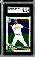 2018 Bowman Jorge Mateo Bowman Chrome Prospects SGC 9.5