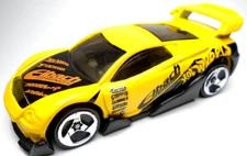 2000 HOT WHEELS MS-T SUZUKA EIBACH SPRINGS YELLOW 1:64 DIECAST 2 7/8" RACE CAR