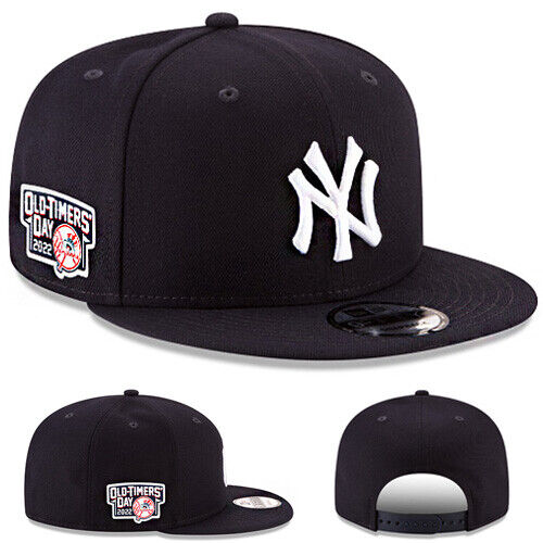 New Era New York Yankees Navy 950 Snapback Hat MLB 22 Old Timers Side Patch Cap - Picture 1 of 8