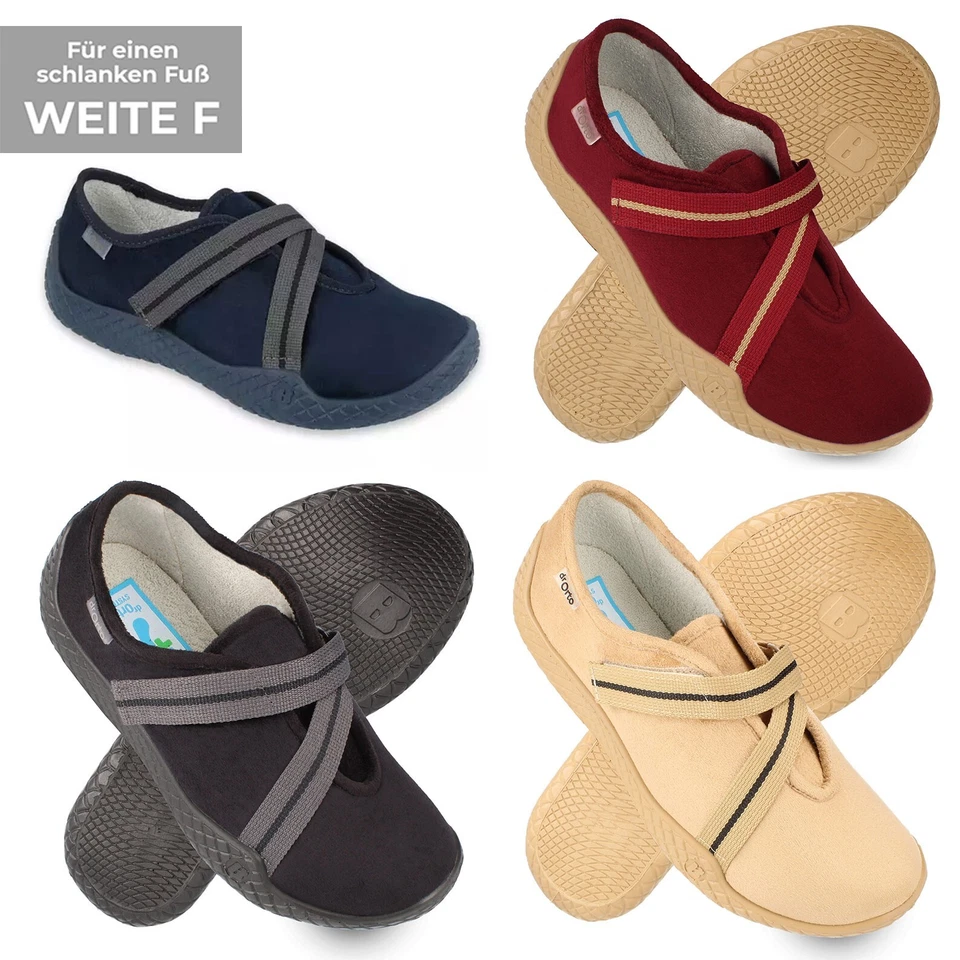 Damen orthopädische Ballerinas beige rot schwarz blau Halbschuh Stavoren - Bild 1 von 1